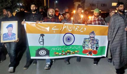 Candlelight Vigil Against Kashmir Terror