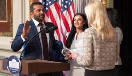 Kash Patel takes oath on Bhagavad Gita as FBI director