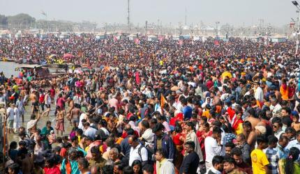 Massive traffic on Kumbh route; Sangam station closed