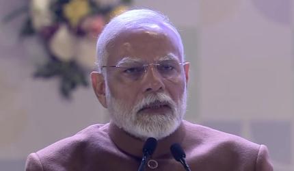 Some people trying to spread venom of...: Modi