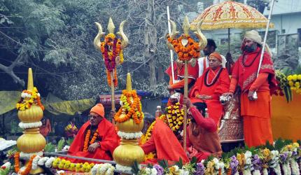 When Sadhus Arrived at Kumbh Mela