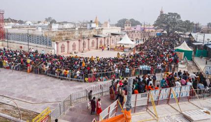 Devotees die outside Ram Temple, stampede claim denied