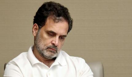 Rahul Gandhi's 'photo' on sanitary pads: IYC files complaints