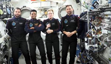 Farewells aboard ISS as Shuks, crew end 18-Day mission