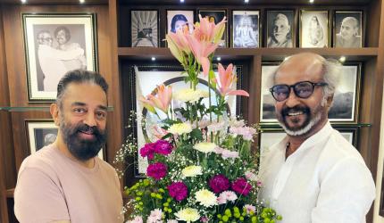 PIX: When Kamal Haasan met Rajinikanth