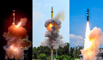 India test-fires nuclear-capable Prithvi-II, Agni-I missiles