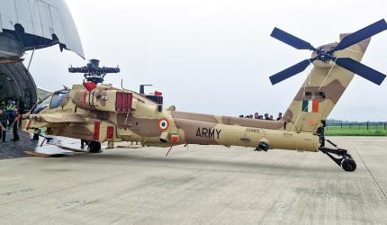 'Milestone moment': Army receives 3 Apache choppers from US