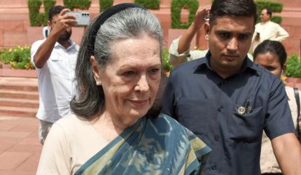 Height of...: Sonia slams Modi's 'shameful silence' on Gaza