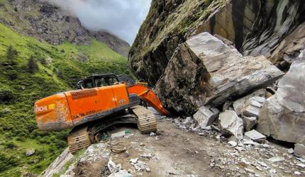 2 soldiers killed, 3 hurt as boulder falls on vehicle in Ladakh