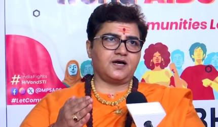 'Victory for bhagwa': Pragya, Purohit hail Malegaon verdict