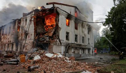 Russia unleashes 400 drones, 40 missiles across Ukraine