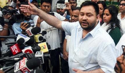 Tejashwi Yadav's convoy hit by truck, 3 injured
