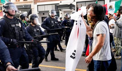 Angry Anti-Trump Protests Spread To Texas