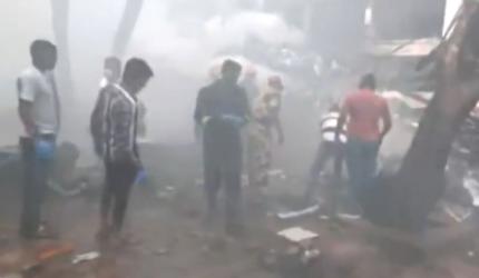 Air India flight fell on ground right after take-off