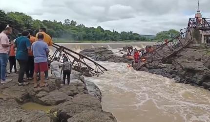 4 killed in Indrayani river bridge collapse in Pune