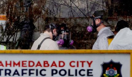 Investigators Examine AI 171 Crash Site