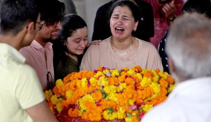 The Last Farewell For Crash Victims