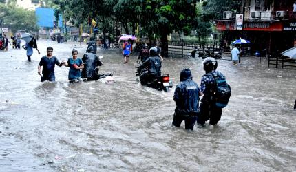 PHOTOS: Surat goes under water after 100 mm of rains