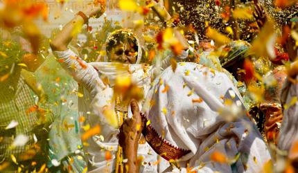 It's Holi Time For Widows In Vrindavan