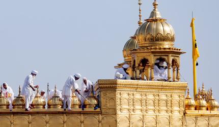 Golden Temple Sparkles After Sewa