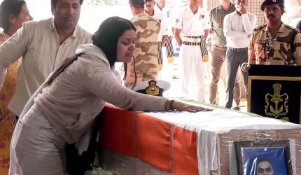 Don't target Muslims: Wife of officer killed in Pahalgam