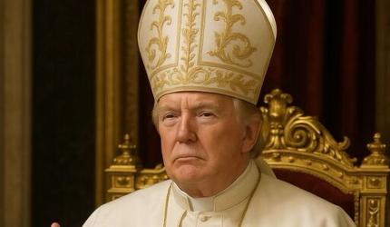 Trump's AI image dressed as Pope sparks outrage