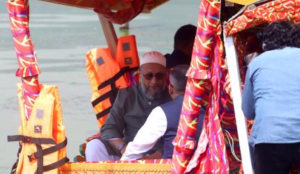 What's Owaisi Doing On Dal Lake?