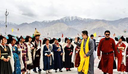 What's Kiren Rijiju Doing In Leh?