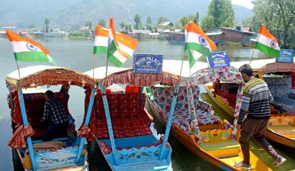 Why Dal Lake Is Draped In Tricolour