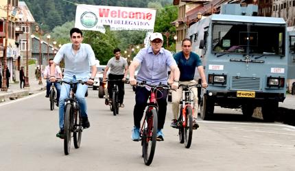 Why Are Omar, Sons Cycling In Pahalgam?