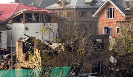 Srinagar Police Station Shattered By Blast