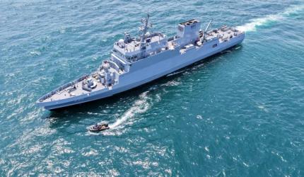 Navy commissions anti-submarine warfare vessel 'Androth' 