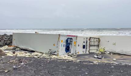 Alert as 3 suspicious containers wash ashore near Mumbai