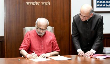CPR Takes Charge As Rajya Sabha Chairman