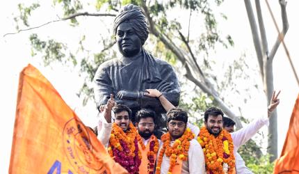 ABVP wrests key positions in DUSU polls, NSUI limited to one seat