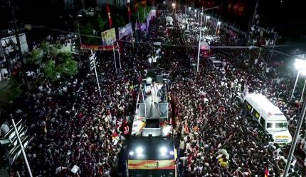 Vijay remained in campaign van, causing overcrowding: FIR