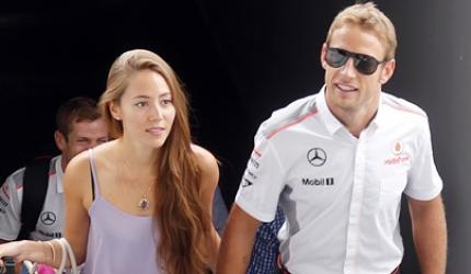 F1 champ Button splits up with wife Jessica