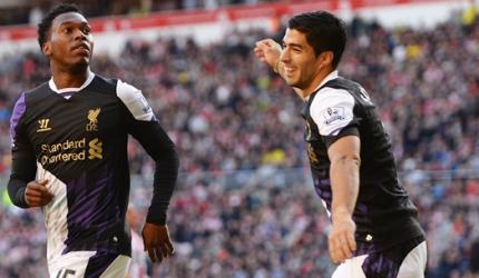 PHOTOS: Liverpool relish Suarez and Sturridge's tasty partnership