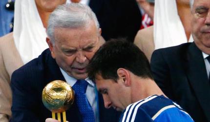 Messi wins 'sad prize' as World Cup dream remains elusive