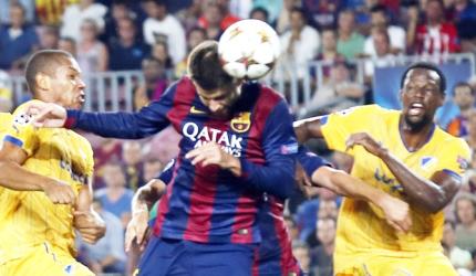 Champions League: Barca do the bare minimum to win against APOEL