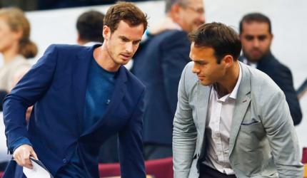 SPOTTED! Andy Murray at Camp Nou