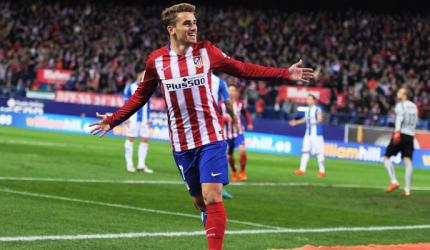 Atletico's hard-working Griezmann gets top rating