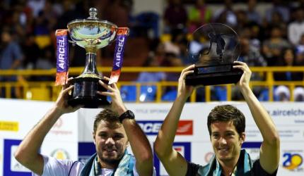 Wawrinka tames Bedene to retain Chennai Open title