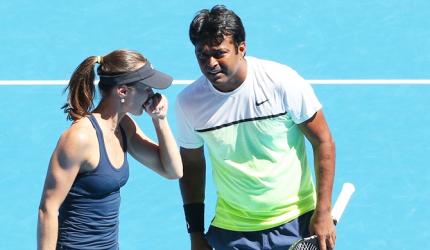 Sania loses; Can Paes win his 15th Slam at Aus Open?