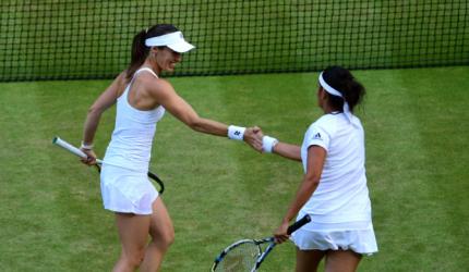 Indians at Wimbledon: Sania-Martina ease into third round; Paes out