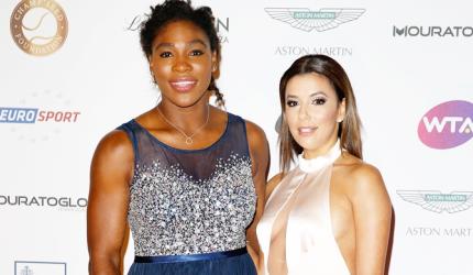 PHOTOS: Tennis stars Serena, Caroline party with Eva Longoria