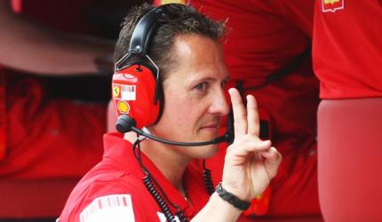 Michael Schumacher is still fighting...