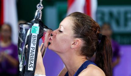 PHOTOS: Emotional Radwanska claims maiden WTA Finals title