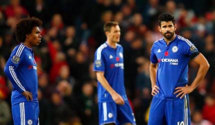 More misery for absent Mourinho as Chelsea flop again