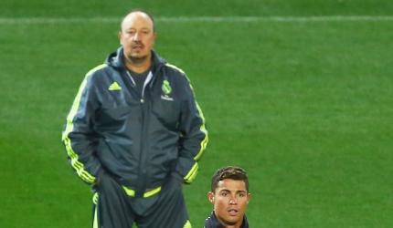 Ronaldo furious with Rafa's free-kick advice